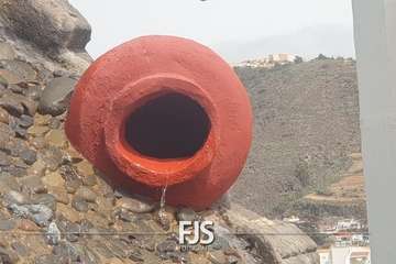  La chiquillería se purifica contra la pandemia en Lomo Magullo/Francisco Javier Santana.